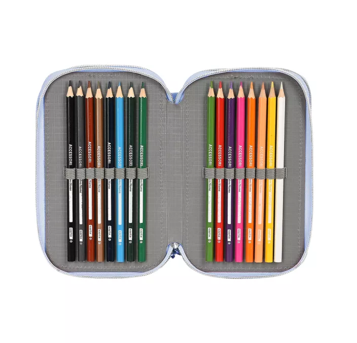 PLUMIER TRIPLE 36PCS FROZEN "BELIEVE" SAFTA 412315857