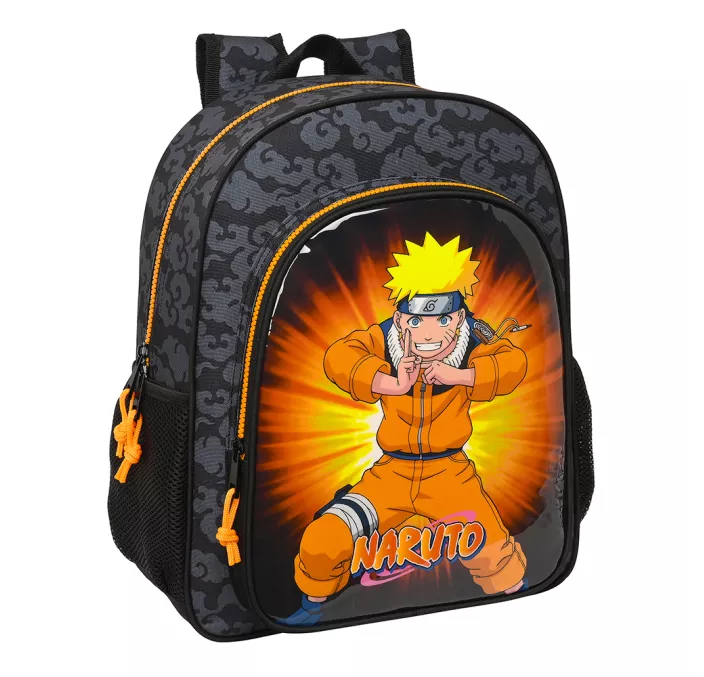 MOCHILA JUNIOR ADAPT.CARRO NARUTO SAFTA 612394640
