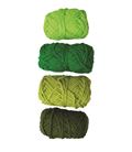 Ovillo gama verde, verde intenso, lima y pino niefenver 4u. 1100103 - 112139