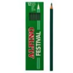 PINTURA MADERA VERDE OSCURO 12 UNIDADES FESTIVAL ALPINO C0130009 407010