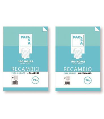 Recambio fº 4 anillas 4x4 100h 70grs pacsa 21211 - 113984