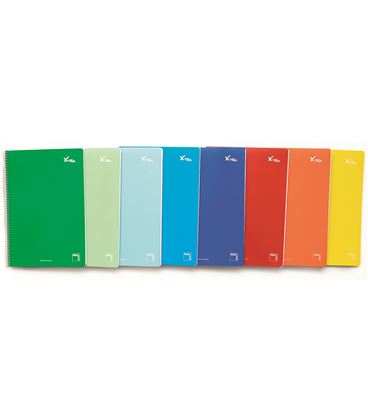 Cuaderno fº milimetrado 80h 60grs t. dura color pacsa 16233 - 16233