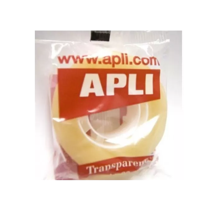 CINTA ADHESIVA CRISTAL 19MMX33M APLI 11103