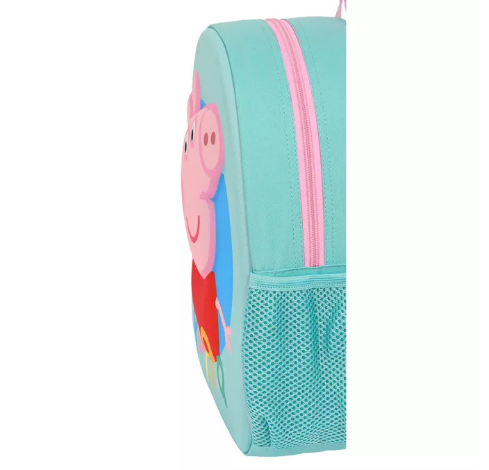 MOCHILA PREESCOLAR 3D PEPPA PIG SAFTA 642364890