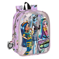 MOCHILA GUARDERIA ADAPT.CARRO MONSTER HIGH "BEST BOOS" SAFTA 622340232