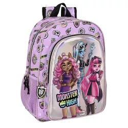 MOCHILA 33CM ADAPT.CARRO MONSTER HIGH "BEST BOOS" SAFTA 622340180