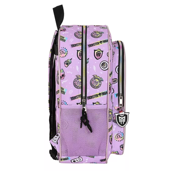 MOCHILA 33CM ADAPT.CARRO MONSTER HIGH "BEST BOOS" SAFTA 622340180
