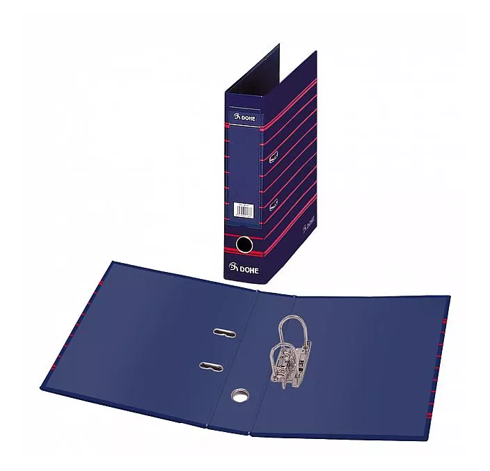 ARCHIVADOR PALANCA A4 70MM RAYADO AZUL POLICOLOR DOHE 90133