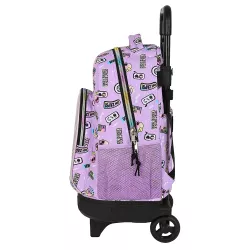 MOCHILA CARRO COMPACT EXTRAIBLE MONSTER HIGH "BEST BOOS" SAFTA 622340918