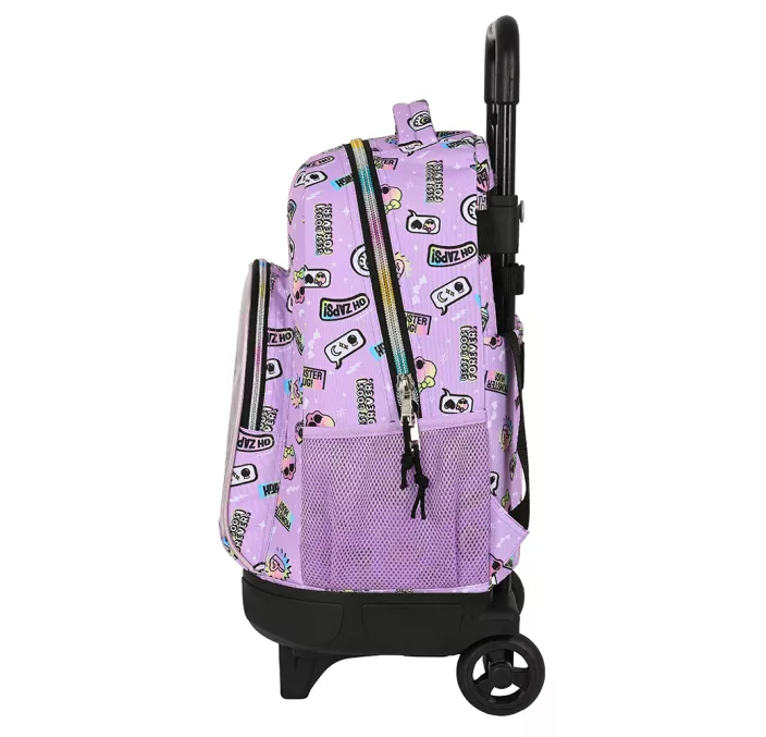 MOCHILA CARRO COMPACT EXTRAIBLE MONSTER HIGH "BEST BOOS" SAFTA 622340918