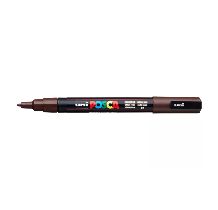 ROTULADOR PERMANENTE 1,5MM MARRON OSCURO "22" PC-3M POSCA UNI 915790