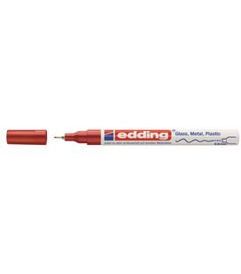 Rotulador permanente 780 paint marker metal rojo edding 4-780-9-002