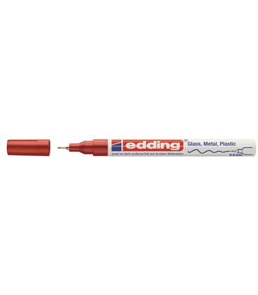 Rotulador permanente 780 paint marker metal rojo edding 4-780-9-002 - 191265