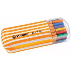 ROTULADOR 04 ZEBRUI POINT 88 20U (15+5 GRATIS )STABIL 8820-021 352222