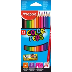 PINTURA MADERA 12 COLORES TRIANGULAR COLOR PEPS MAPED 1832123