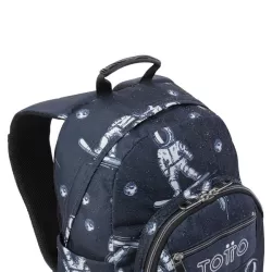 MOCHILA ESCOLAR ESTAMPADO ASTRONATURAS TOTTO MA04ECO018-2220J-5JI
