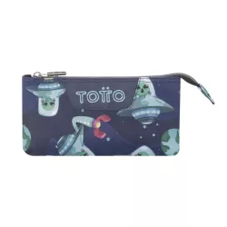 PORTATODO TRIPLE PLANETAS Y ALIENS TOTTO AC52ECO012-2220Z-5JY