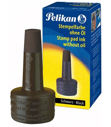 Tinta sellar 28ml aplicador frasco negro pelikan 351197 - 351197
