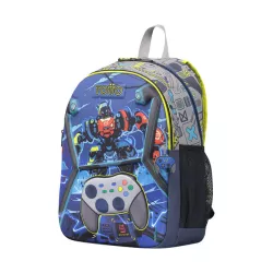 MOCHILA ESCOLAR GRANDE VIDEO JUEGOS TOTTO MJ04MNK003-2310-4YIL