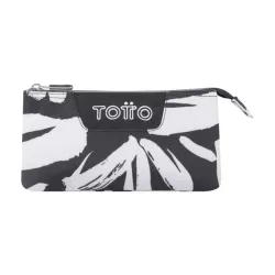 PORTATODO TRIPLE BLANCO Y NEGRO TOTTO AC52ECO012-2220Z-4CG