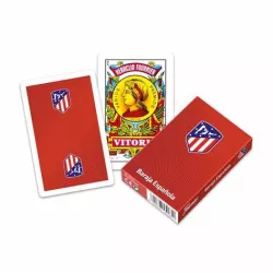 BARAJA CARTAS NAIPE ESPAÑOL ATLETICO MADRID C.40 FOURNIER 10020489