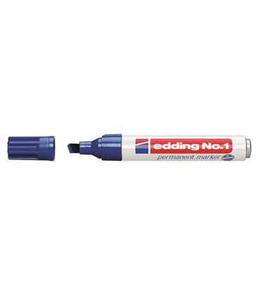 Rotulador permanente biselada recarg azul nº1 edding 1-03 - ED103