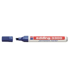 Rotulador permanente biselada recarg azul 3300 edding 3300-03
