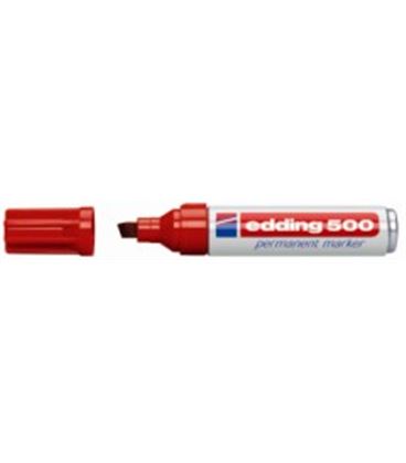 Rotulador permanente biselada recarg rojo edding 500-02 - ED50002