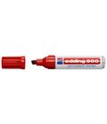 Rotulador permanente biselada recarg rojo edding 500-02