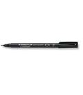 Rotulador permanente negro lumocolor 318 f staedtler 318-9 - ST3189