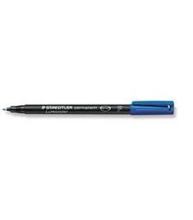 Rotulador permanente azul lumocolor 318 f staedtler 318-3