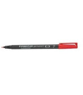 Rotulador permanente rojo lumocolor 318 f staedtler 318-2 - ST3182