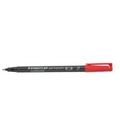 Rotulador permanente rojo lumocolor 318 f staedtler 318-2 - ST3182