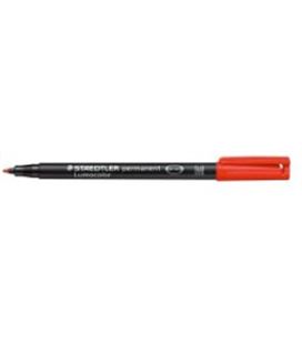 Rotulador permanente rojo lumocolor 317 m staedtler 317-2