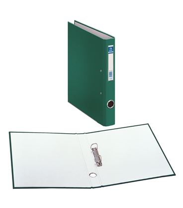 Carpeta 2 anillas fº 25mm carton forra. ofi.verde dohe 09423 - 09423