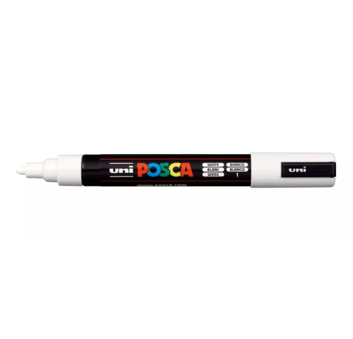 ROTULADOR 2,5MM BLANCO "1" PC-5M POSCA UNI 916254