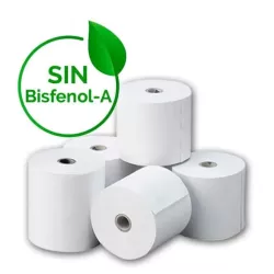 PAPEL TERMICO ROLLO 57x45 S/BISF PAQUETE 10 UNIDADES FABRISA 18117