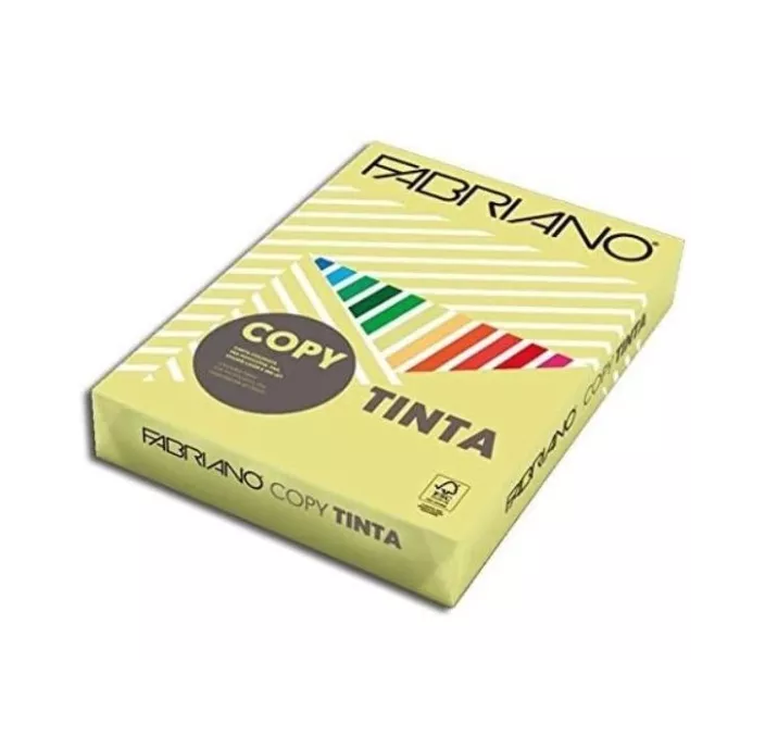 PAPEL A4 500H 80GRS AMARILLO OCRE/CEDRO PASTEL COPY FABRIANO F