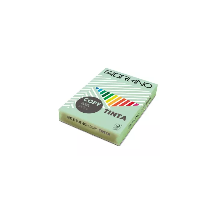 PAPEL A4 500H 80GRS VERDE CLARO PASTEL CHIARO FABRIANO F66121297