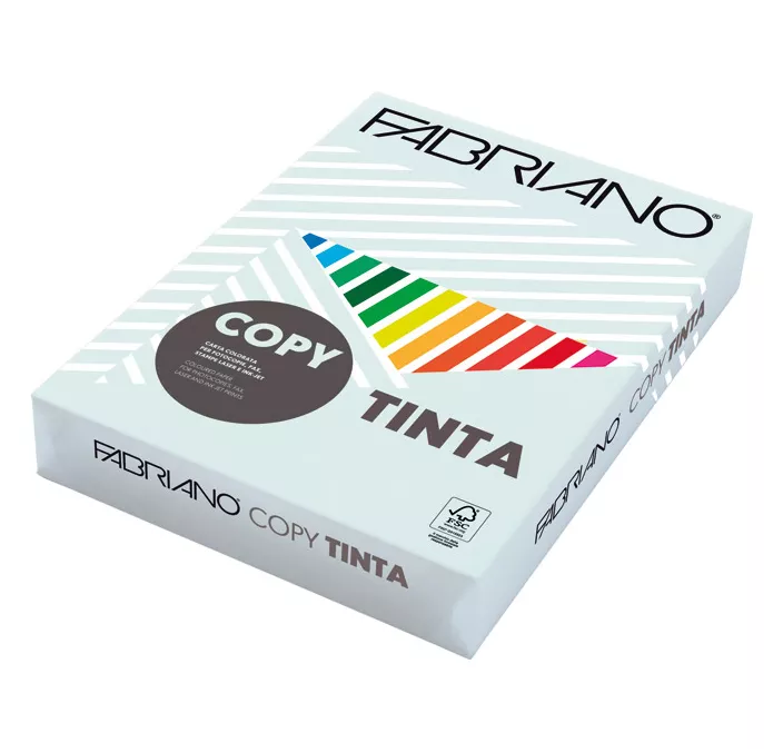 PAPEL A4 500H 80GRS CELESTE CLARO PASTEL FABRIANO F66321297