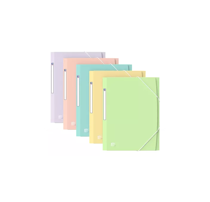 CARPETA GOMAS SOLAPA A4 PP PASTEL URBAN OXFORD 400187619