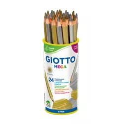 PINTURA MADERA MEGA ORO Y PLATA 24U SURTIDAS GIOTTO F518000