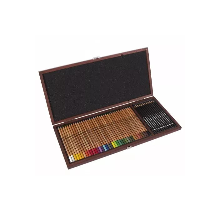 MALETIN PINTURAS CAJA MADERA 48U LYRA REMBRANDT L2004001