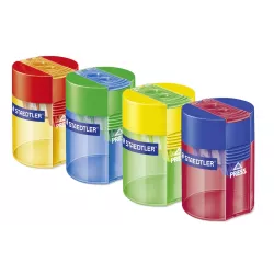 SACAPUNTAS DOBLE DEPOSITO REDONDO BLISTER STAEDTLER 512 006 BK