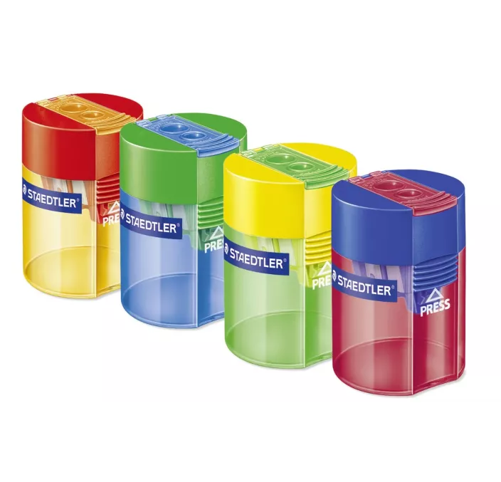 SACAPUNTAS DOBLE DEPOSITO REDONDO BLISTER STAEDTLER 512 006 BK