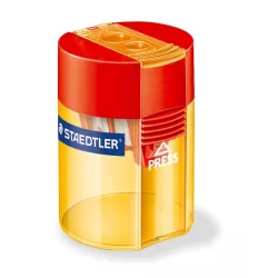 SACAPUNTAS DOBLE DEPOSITO REDONDO BLISTER STAEDTLER 512 006 BK