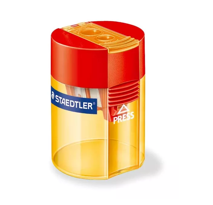 SACAPUNTAS DOBLE DEPOSITO REDONDO BLISTER STAEDTLER 512 006 BK