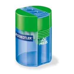 SACAPUNTAS DOBLE DEPOSITO REDONDO BLISTER STAEDTLER 512 006 BK