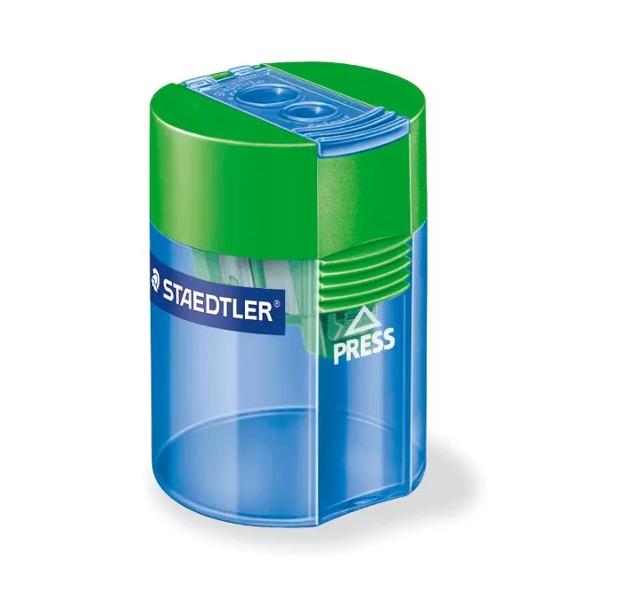 SACAPUNTAS DOBLE DEPOSITO REDONDO BLISTER STAEDTLER 512 006 BK