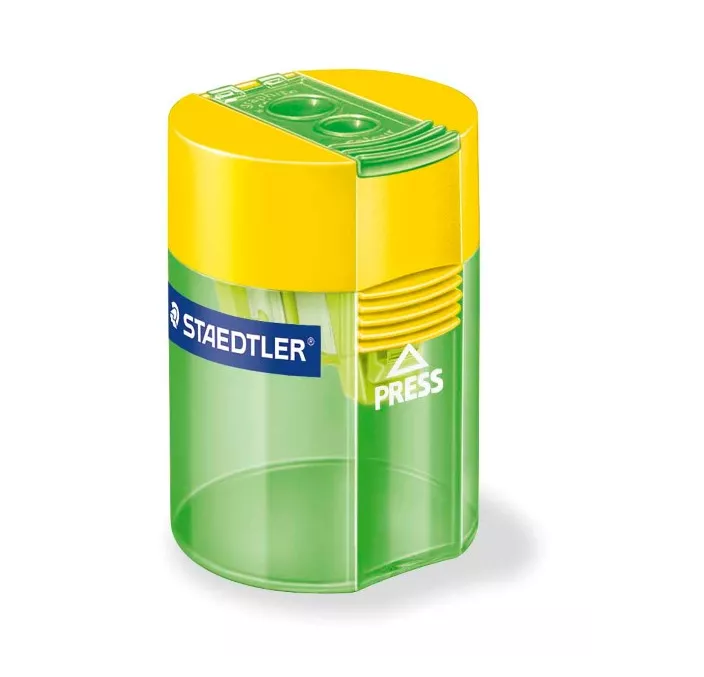 SACAPUNTAS DOBLE DEPOSITO REDONDO BLISTER STAEDTLER 512 006 BK
